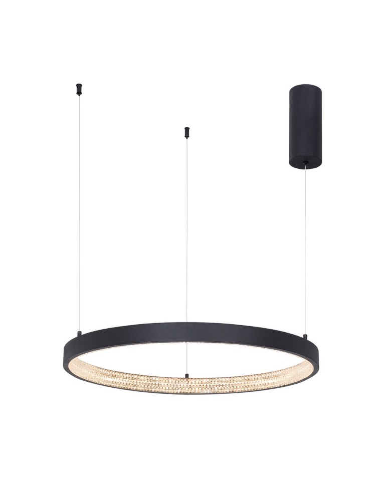 LED pendant lamps - Luces Exclusivas MORON Pendant LED 37W 2264lm 3000K Dimmable Black LE41723 - product kolory-swiatla.pl 1