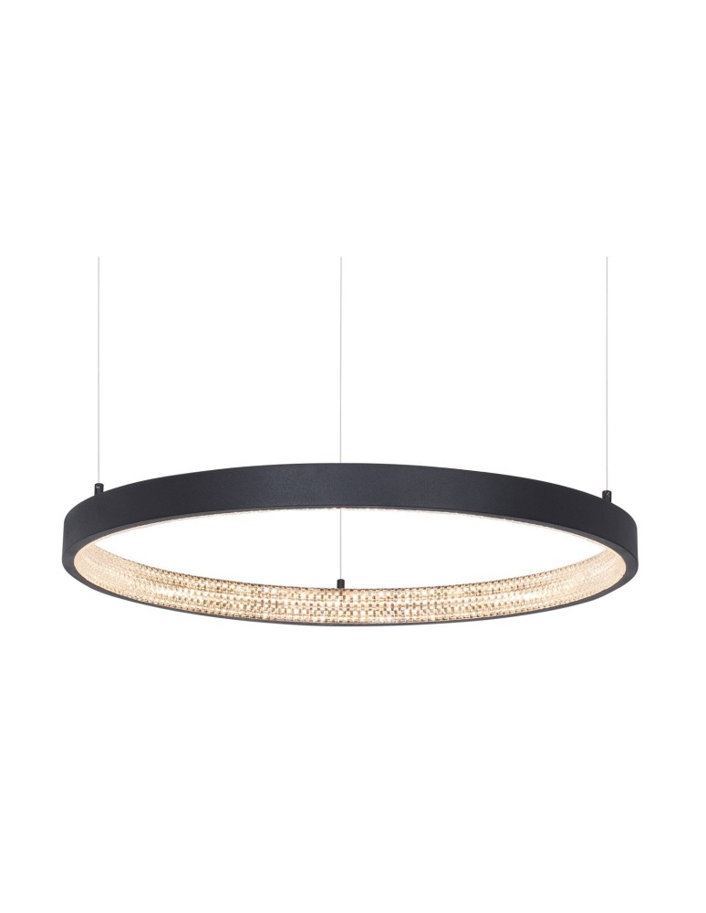 LED pendant lamps - Luces Exclusivas MORON Pendant LED 37W 2264lm 3000K Dimmable Black LE41723 - product kolory-swiatla.pl 2