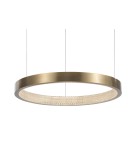 LED pendant lamps - Luces Exclusivas ORITO LED pendant 18W 1020lm 3000K antique brass LE41725 - product 2