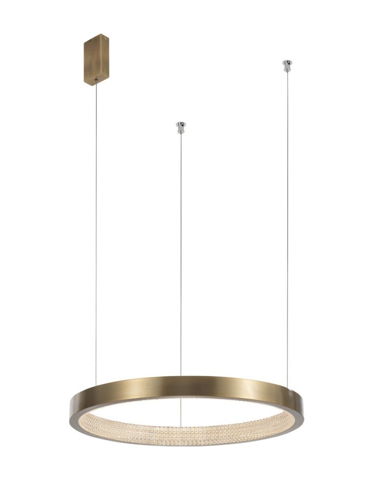 Lampy wiszące LED - Luces Exclusivas ORITO Wisząca LED 23W 1265lm 3000K antyczny mosiądz LE41726 - produkt kolory-swiatla.pl 1