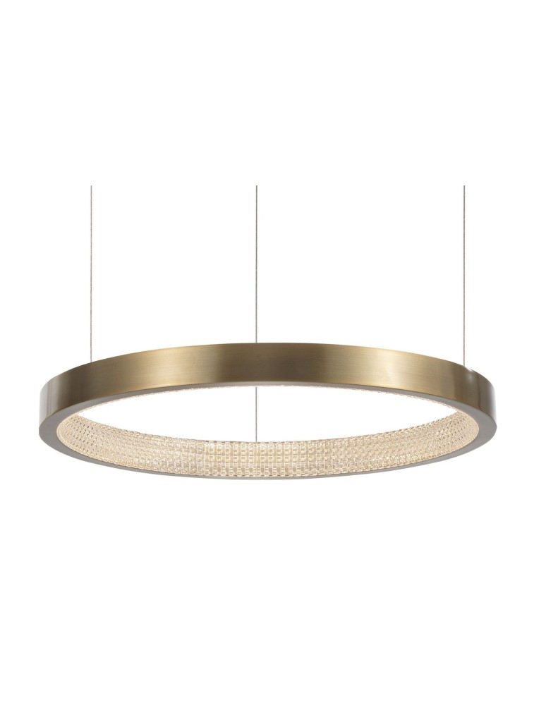 Lampy wiszące LED - Luces Exclusivas ORITO Wisząca LED 23W 1265lm 3000K antyczny mosiądz LE41726 - produkt kolory-swiatla.pl 2