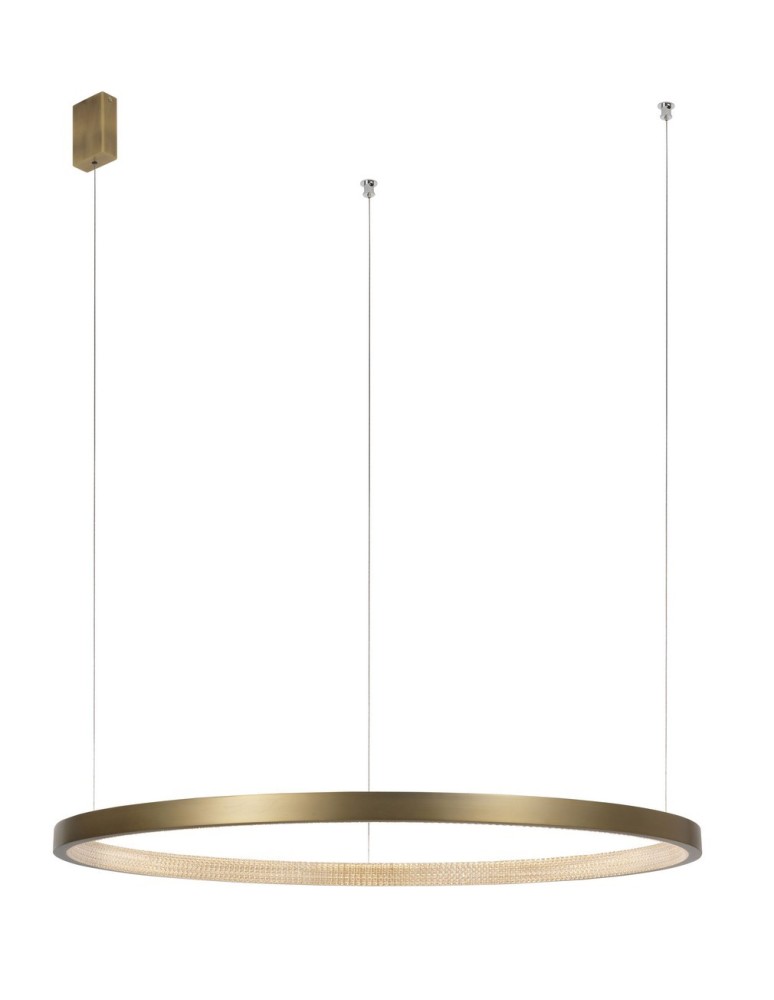 Lampy wiszące LED - Luces Exclusivas ORITO Wisząca LED 35W 1900lm 3000K antyczny mosiądz LE41728 - produkt kolory-swiatla.pl 1