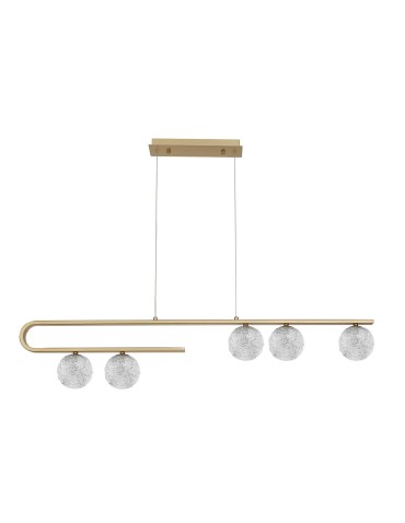 Luces Exclusivas PASTO Pendant 5xG9 LED gold brass LE41735