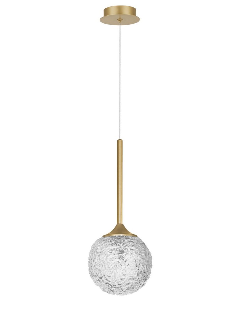 Single pendant lamps - Luces Exclusivas PASTO Pendant 1xG9 LED gold brass LE41737 - product kolory-swiatla.pl 1