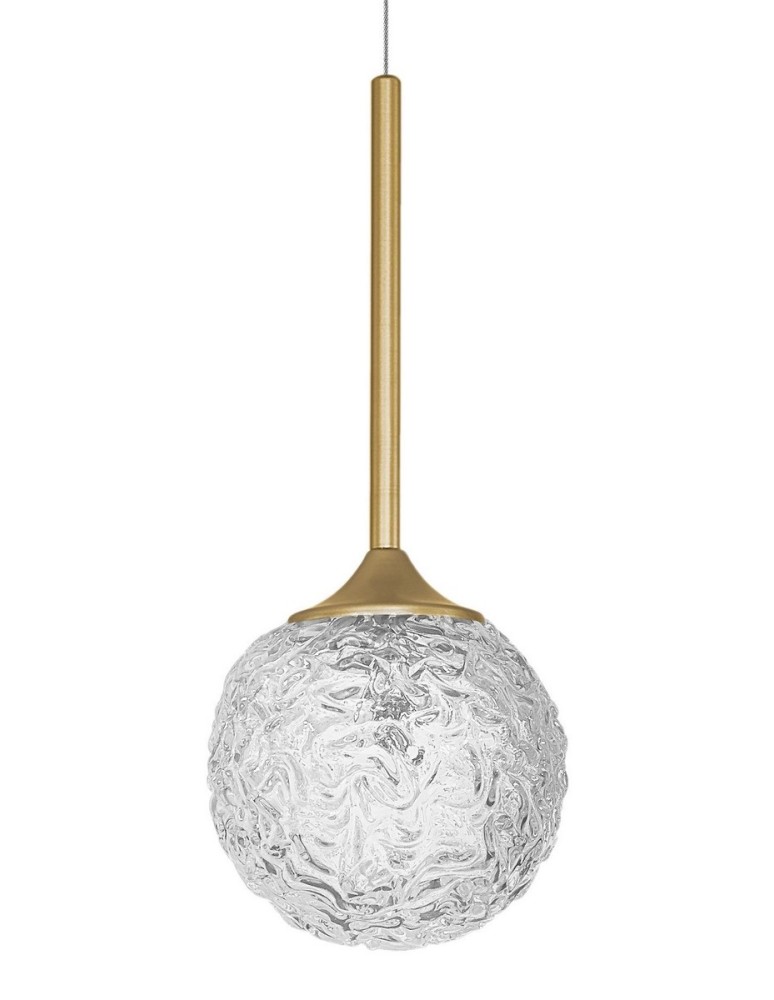 Single pendant lamps - Luces Exclusivas PASTO Pendant 1xG9 LED gold brass LE41737 - product kolory-swiatla.pl 2