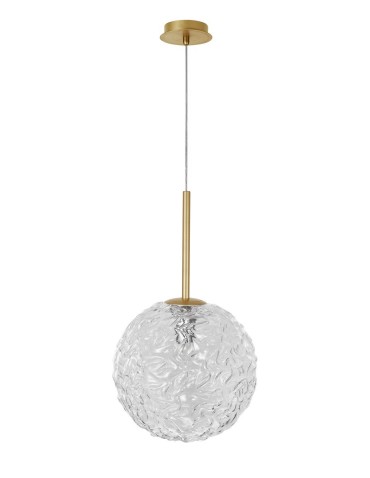 Luces Exclusivas PASTO Pendant 1xE27 LED gold brass LE41738