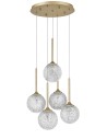 Luces Exclusivas PASTO Pendant 5xG9 LED gold brass LE41740