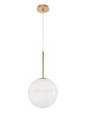 Luces Exclusivas PEREZ Pendant 1xE27 LED gold/white LE41746