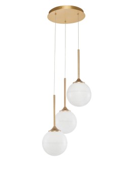 Luces Exclusivas PEREZ Pendant 3x5W LED gold/white LE41747