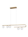 Luces Exclusivas PEREZ Pendant 5xG9 LED gold/white LE41748