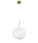 Pendant lamps - Luces Exclusivas PILAR Pendant 1xE27 LED white/antique brass LE41754 - product 1