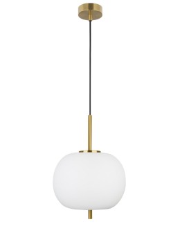 Luces Exclusivas PILAR Wisząca 1xE27 LED biały/antyczny mosiądz LE41754
