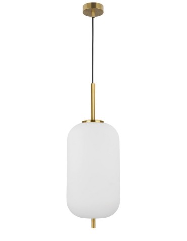 Luces Exclusivas PILAR Pendant 1xE27 LED white/antique brass LE41755