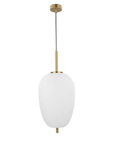 Luces Exclusivas PILAR Pendant 1xE27 LED white/antique brass LE41756