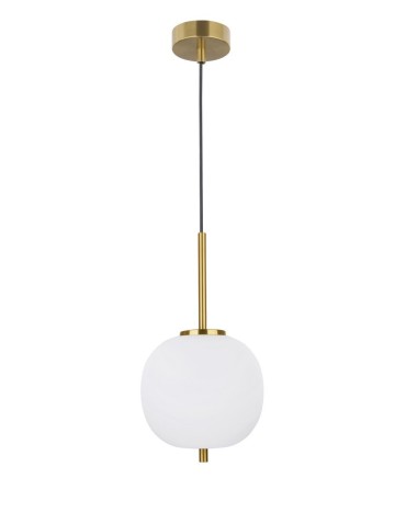 Luces Exclusivas PILAR Pendant 1xE14 LED white/antique brass LE41757