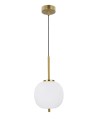 Luces Exclusivas PILAR Pendant 1xE14 LED white/antique brass LE41757