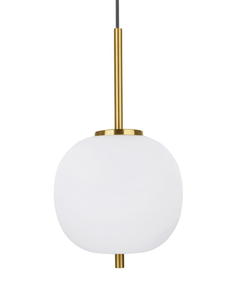 Pendant lamps - Luces Exclusivas PILAR Pendant 1xE14 LED white/antique brass LE41757 - product kolory-swiatla.pl 2