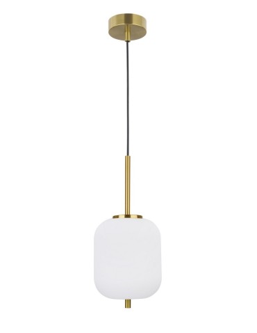 Luces Exclusivas PILAR Pendant 1xE14 LED white/antique brass LE41758