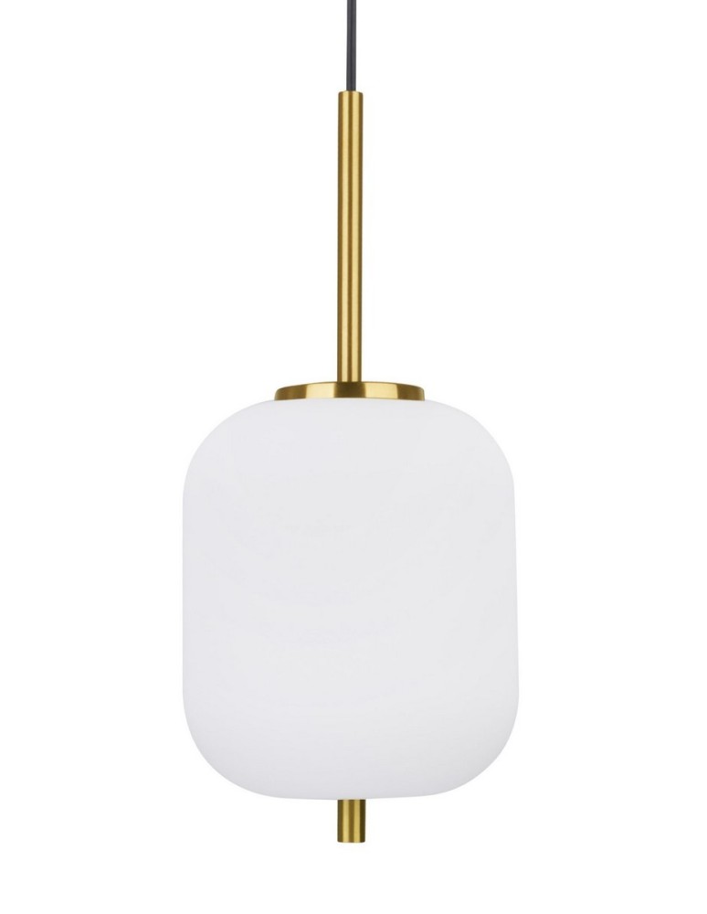 Pendant lamps - Luces Exclusivas PILAR Pendant 1xE14 LED white/antique brass LE41758 - product kolory-swiatla.pl 2