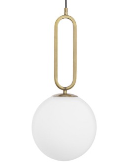 Luces Exclusivas PINTO Wisząca 1xE27 LED biały/mosiądz LE41762 - produkt 2