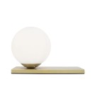 Modern table lamps - Luces Exclusivas PLATA Table 1xE14 LED opal LE41763 - product 1