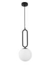 Luces Exclusivas PINTO Pendant 1xE27 LED white/black LE41765