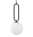 Pendant lamps - Luces Exclusivas PINTO Pendant 1xE27 LED white/black LE41765 - product 2