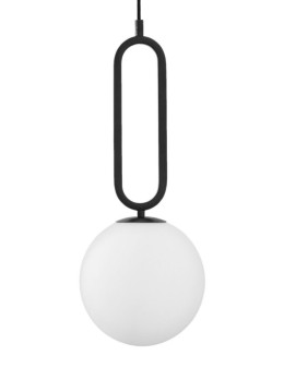 Luces Exclusivas PINTO Pendant 1xE27 LED white/black LE41765 - product 2