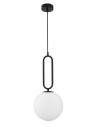 Luces Exclusivas PINTO Pendant 1xE27 LED white/black LE41766