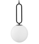 Pendant lamps - Luces Exclusivas PINTO Pendant 1xE27 LED white/black LE41766 - product 2