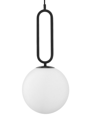 Luces Exclusivas PINTO Pendant 1xE27 LED white/black LE41766 - product 2