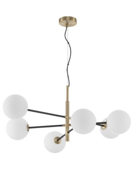 Luces Exclusivas PLATO Wisząca 6xG9 LED biały/czarny/satynowe złoto LE41767