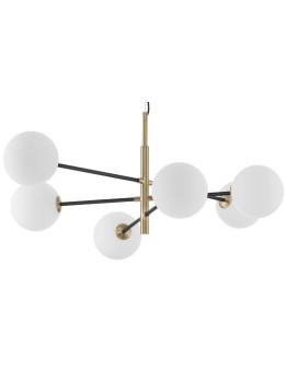 Luces Exclusivas PLATO Wisząca 6xG9 LED biały/czarny/satynowe złoto LE41767 - produkt 2
