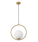 Pendant lamps - Luces Exclusivas RENGO Pendant 1xE27 LED gold brass LE41770 - product 1