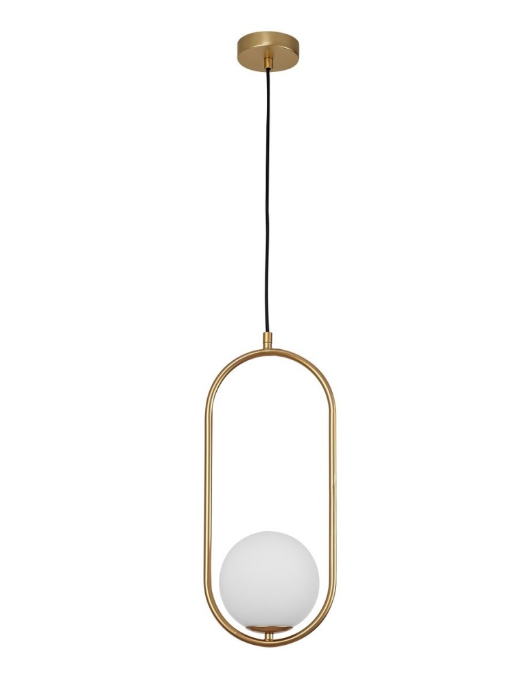 Pendant lamps - Luces Exclusivas RENGO Pendant 1xG9 LED gold brass LE41771 - product kolory-swiatla.pl 1