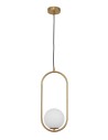 Luces Exclusivas RENGO Pendant 1xG9 LED gold brass LE41771