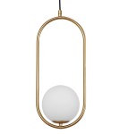 Pendant lamps - Luces Exclusivas RENGO Pendant 1xG9 LED gold brass LE41771 - product 2