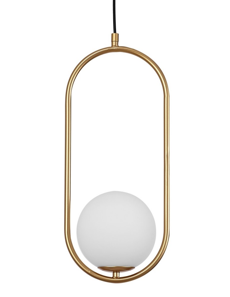 Pendant lamps - Luces Exclusivas RENGO Pendant 1xG9 LED gold brass LE41771 - product kolory-swiatla.pl 3