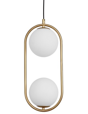 Luces Exclusivas RENGO Pendant 2xG9 LED gold brass LE41772