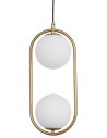 Luces Exclusivas RENGO Pendant 2xG9 LED gold brass LE41772