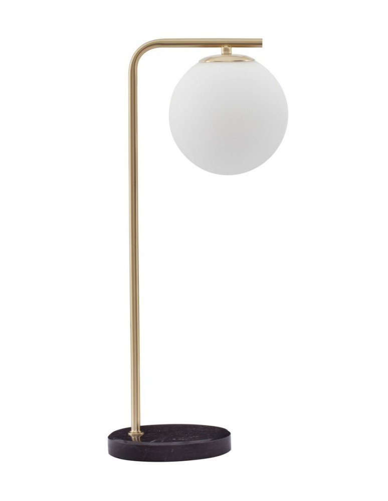 Modern table lamps - Luces Exclusivas RIOJA Table 1xE14 LED satin gold LE41774 - product kolory-swiatla.pl 1
