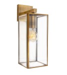 Loft wall lamps - industrial - Luces Exclusivas SALTA Wall mounted 1xE27 LED antique brass LE41777 - product 1