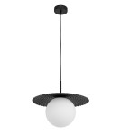 Pendant lamps - Luces Exclusivas SALTO Pendant 1xE27 LED mat black LE41781 - product 1