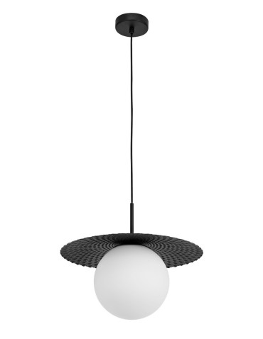 Luces Exclusivas SALTO Pendant 1xE27 LED mat black LE41781