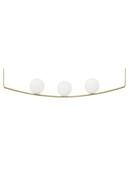 Luces Exclusivas SORIA Pendant 3xE14 LED opal/brass LE41785 - product 2