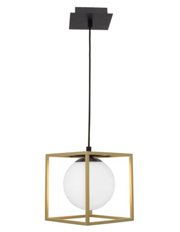 Luces Exclusivas PLATA Pendant 1xE14 LED brass LE41786