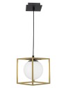 Luces Exclusivas PLATA Pendant 1xE14 LED brass LE41786