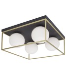 Modern ceiling lamps - Luces Exclusivas PLATA Ceiling 4xE14 LED brass LE41787 - product 1
