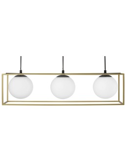 Luces Exclusivas PLATA Pendant 3xE14 LED brass LE41788 - product 2