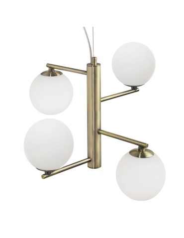 Luces Exclusivas TALCA Wisząca 4xG9 LED opal/mosiądz LE41790 - produkt 2